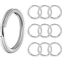 Amazon.co.jp: [kailund] 二重リング キーリング 外徑20mm 10個入